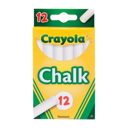 CHALK WHITE 12 STICKS